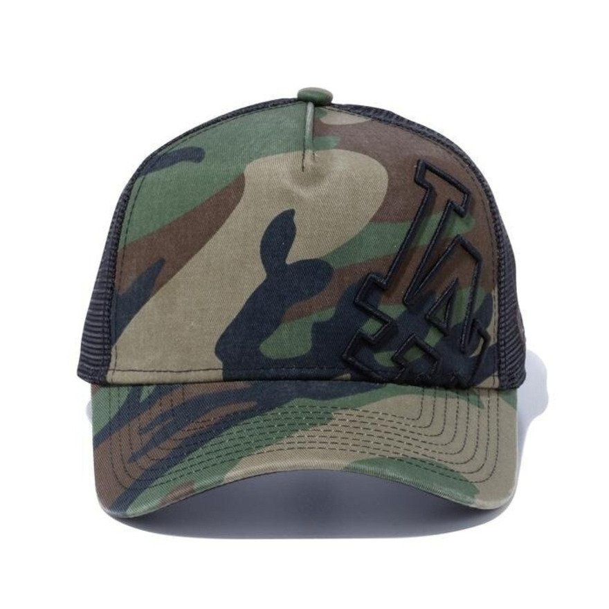 ニューエラ（NEW ERA）（メンズ、レディース）9FORTY A-Frame トラッカー Battalion ロサンゼルス・ドジャース キャップ 12746917 MLB 大きいサイズ