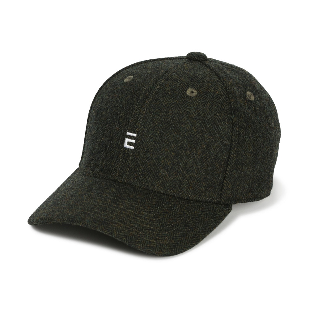 エルケクス（ELKEX）（メンズ）ロゴツイードキャップ 897EK1ST2646 OLIVE 帽子