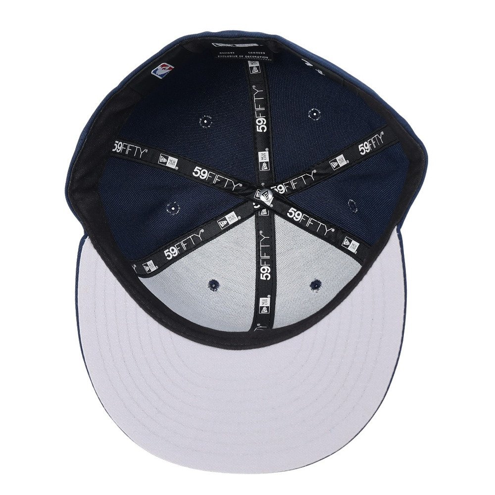 ニューエラ（NEW ERA）（メンズ）帽子 5950 ワシントンウィザーズ チーム キャップ 紺 S-Lサイズ 12492033 ストレート キャップ NBA バスケ 日差し対策 スト系