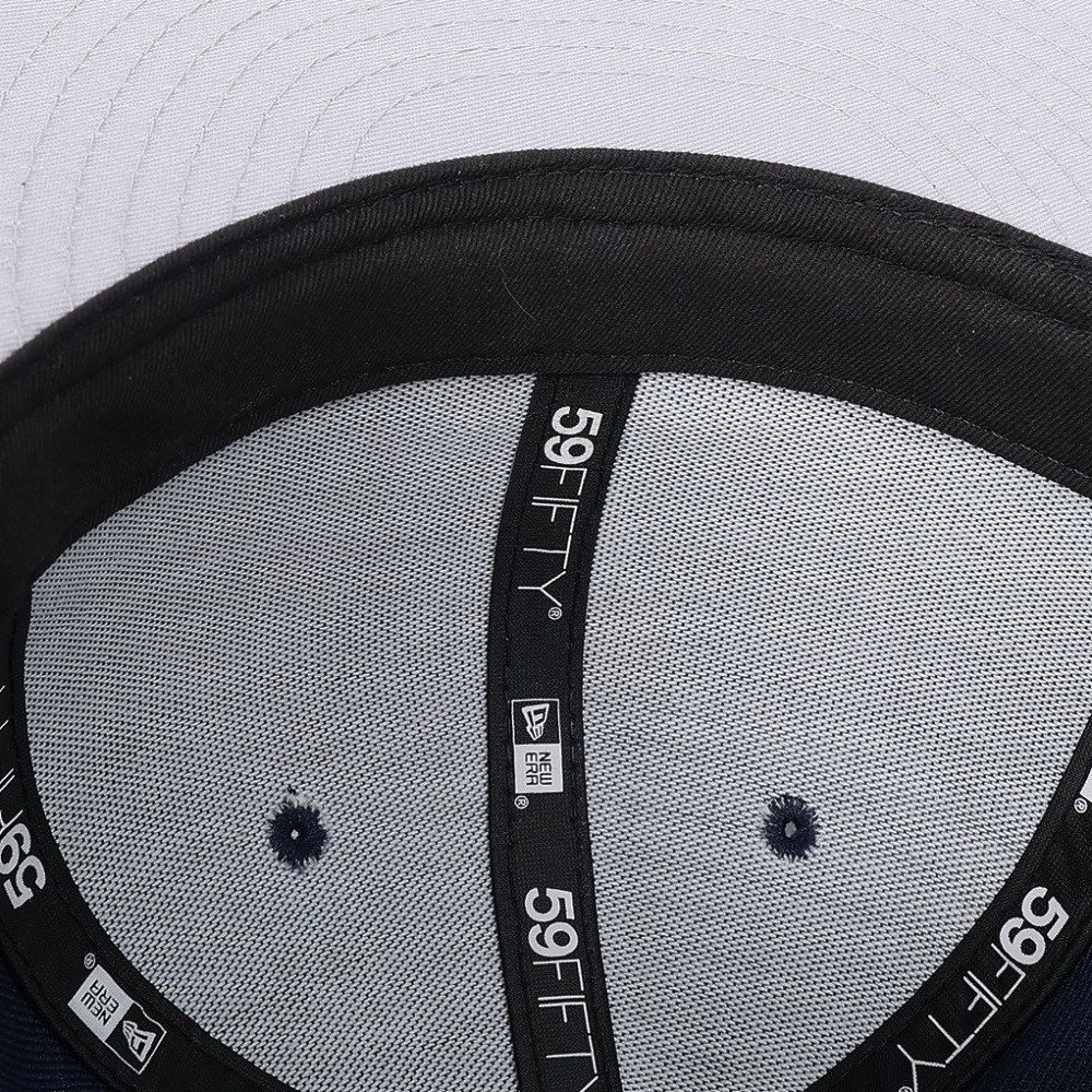 ニューエラ（NEW ERA）（メンズ）帽子 5950 ワシントンウィザーズ チーム キャップ 紺 S-Lサイズ 12492033 ストレート キャップ NBA バスケ 日差し対策 スト系