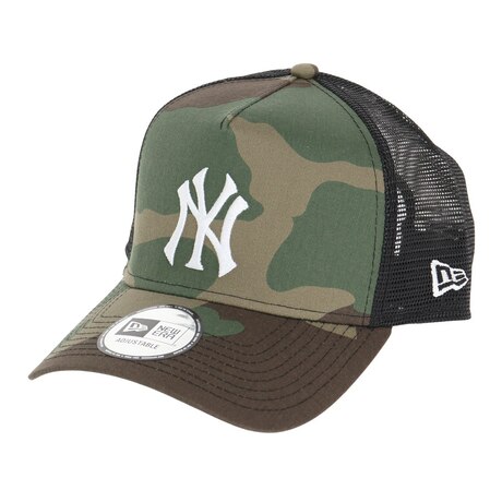 ニューエラ（NEW ERA）（メンズ）9FORTY A-Frame トラッカー クーパーズタウン ニューヨーク・ヤンキース キャップ 13059217