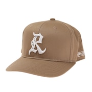 ライズ（RYZ）（メンズ）R-ロゴプレカーブキャップ 897R2ST4617 BEG 帽子