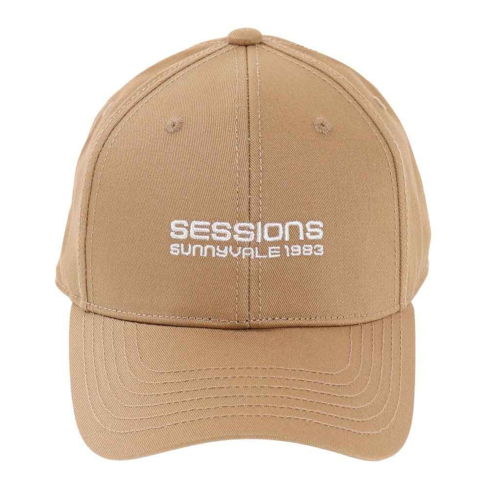 セッションズ（SESSIONS）（メンズ）プレーンロゴキャップ 218214 BEG 帽子