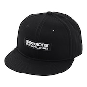 セッションズ（SESSIONS）（メンズ）バーロゴBBキャップ 218216 BLK 帽子