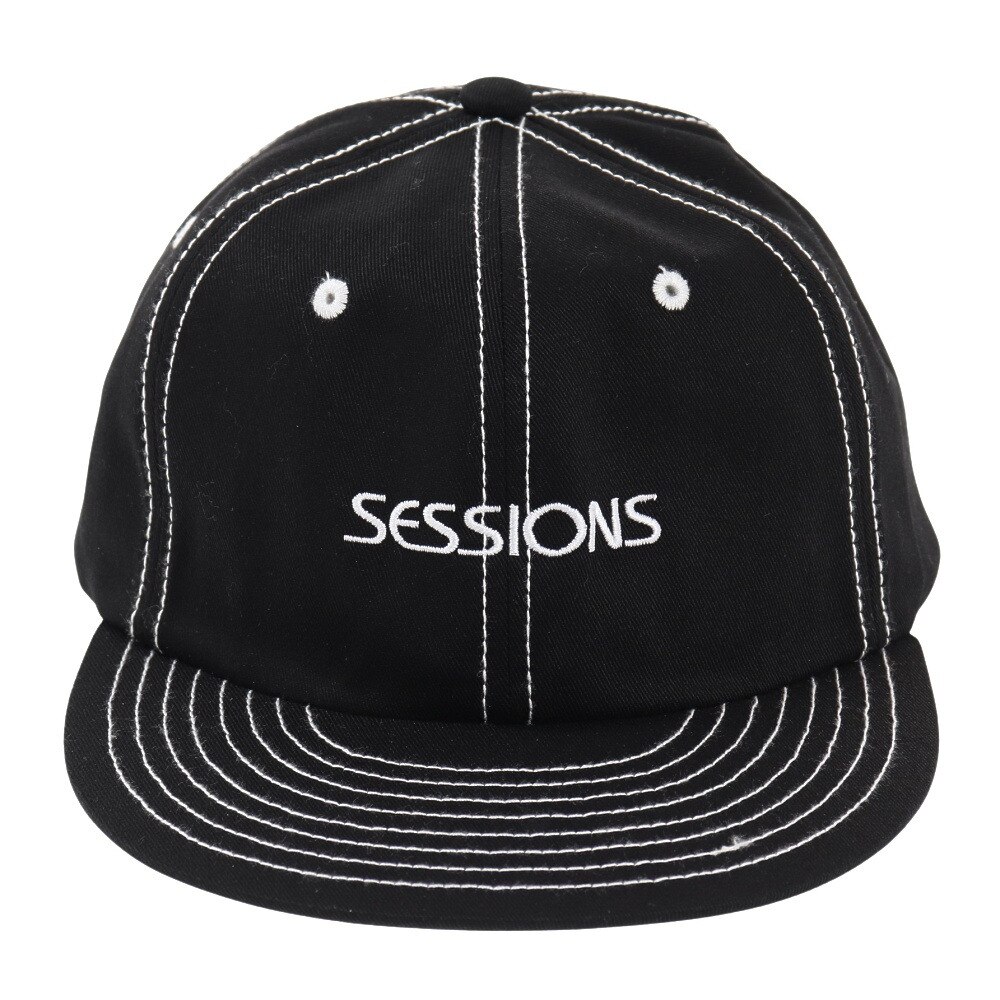 セッションズ（SESSIONS）（メンズ）カラーステッチBBキャップ 218219 BLK 帽子