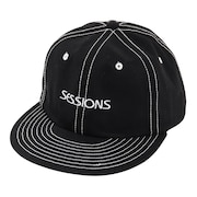 セッションズ（SESSIONS）（メンズ）カラーステッチBBキャップ 218219 BLK 帽子