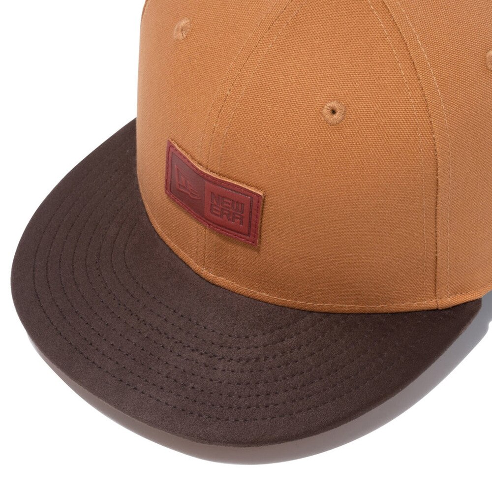 ニューエラ｜キャップ 9FIFTY ハンティング レザーパッチ ダックタン 13328215 - スポーツ用品はスーパースポーツゼビオ