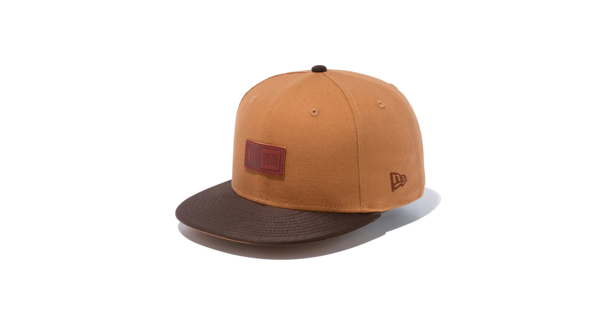 ニューエラ｜キャップ 9FIFTY ハンティング レザーパッチ ダックタン 13328215 - スポーツ用品はスーパースポーツゼビオ