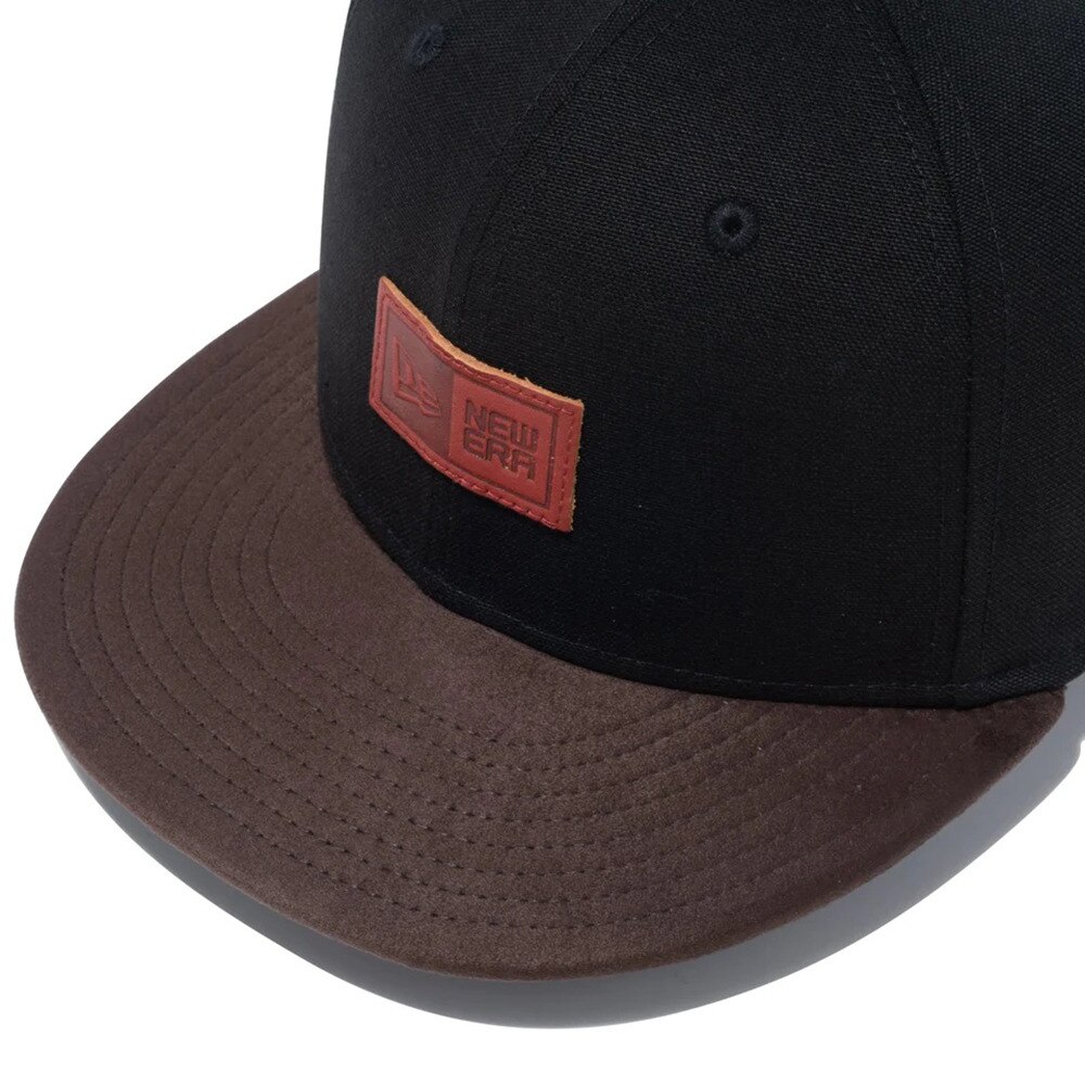 ニューエラ｜キャップ 9FIFTY ハンティング レザーパッチ ダックブラック 13328216 - スポーツ用品はスーパースポーツゼビオ