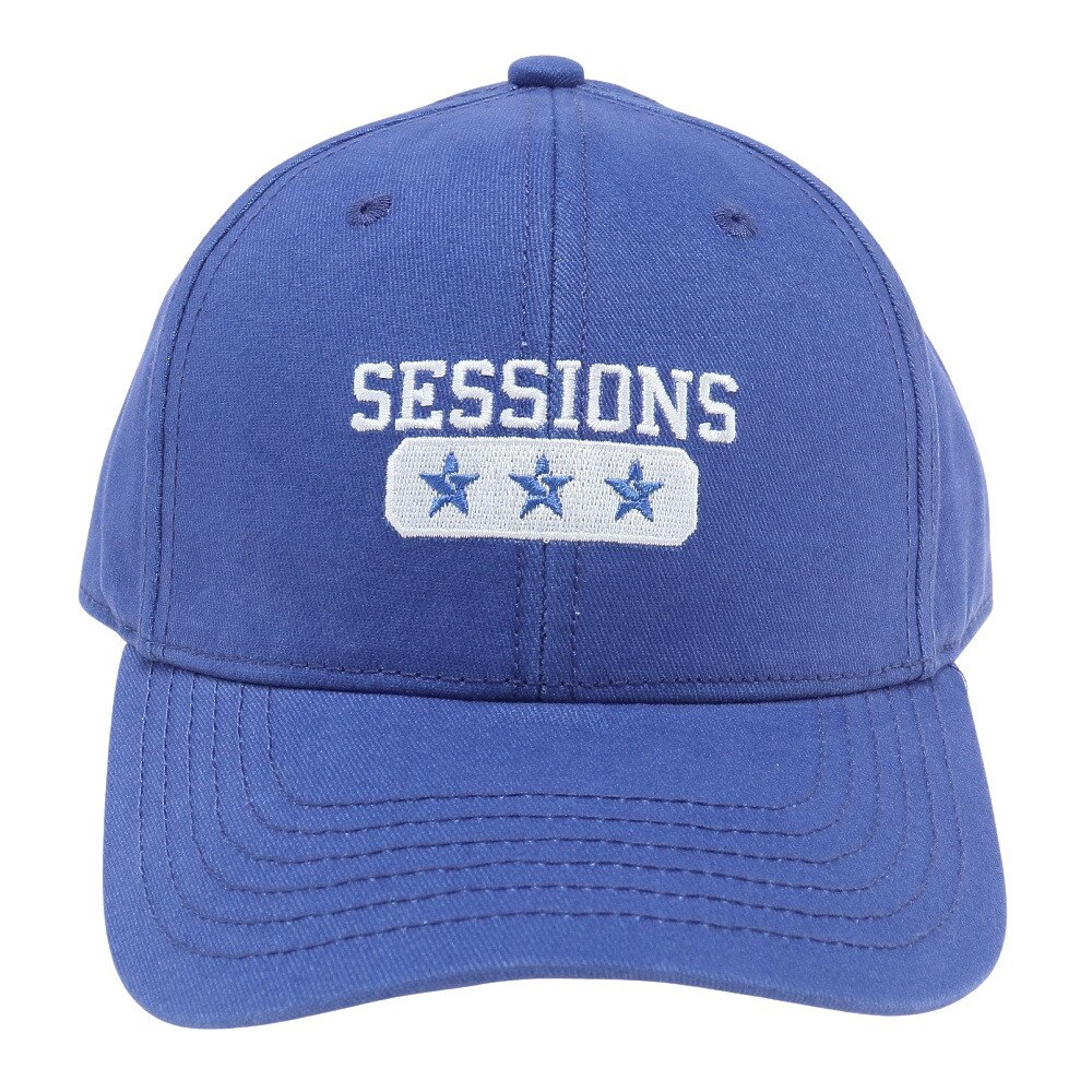 SESSIONS（メンズ）カレッジスタイルロゴ キャップ 22800236 BLU