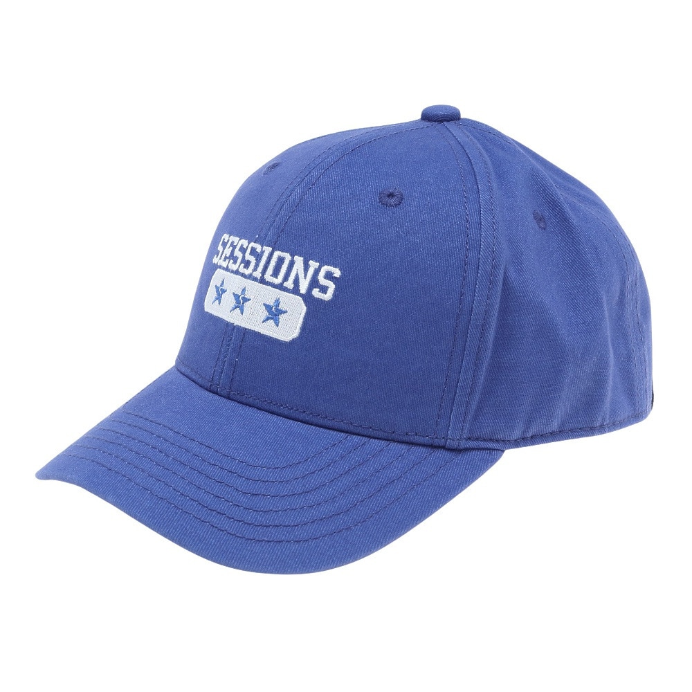 SESSIONS（メンズ）カレッジスタイルロゴ キャップ 22800236 BLU