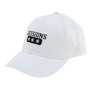 セッションズ（SESSIONS）（メンズ）カレッジスタイルロゴ キャップ 22800236 OWHT 帽子