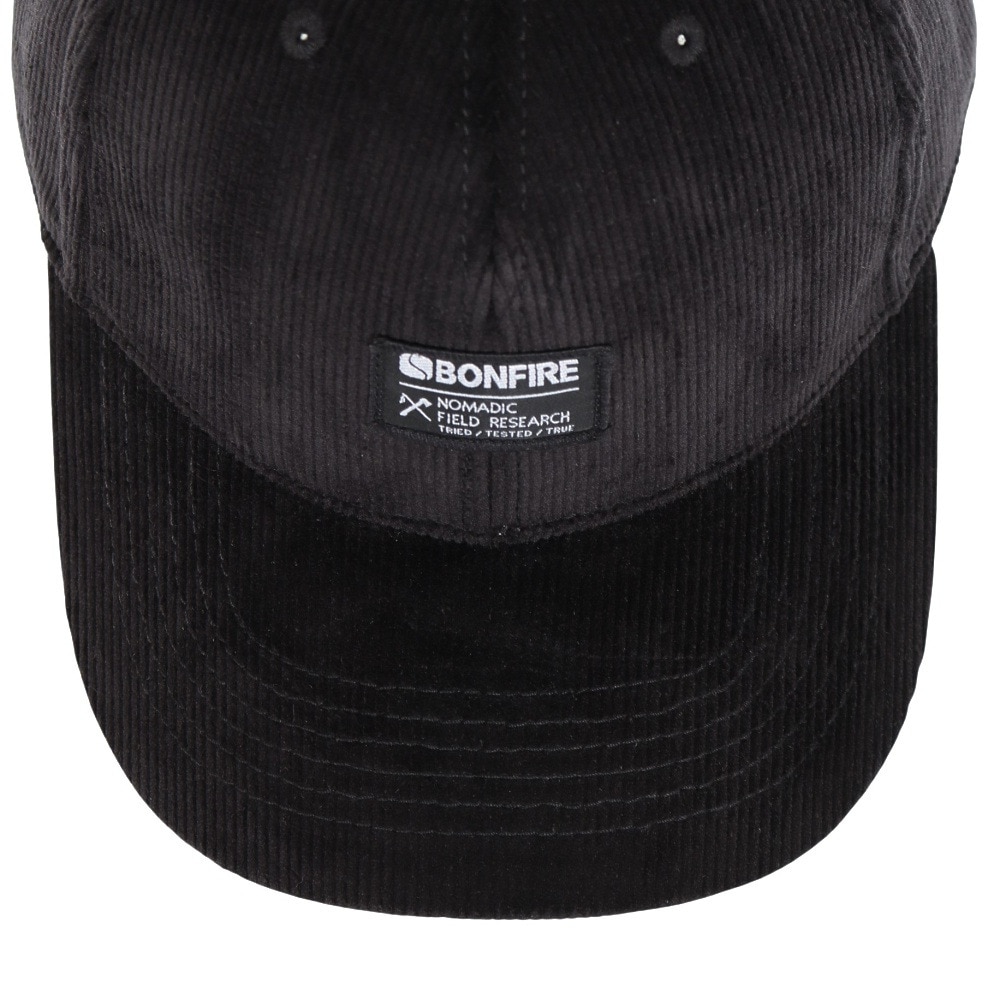ボンファイア（Bonfire）（メンズ）コーデュロイプレーンキャップ 20BNF2FST2264 BLK 帽子