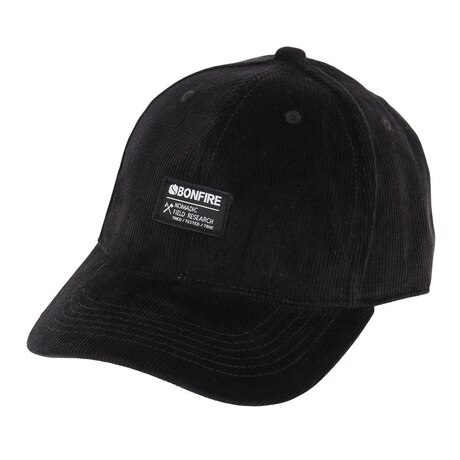 ボンファイア（Bonfire）（メンズ）コーデュロイプレーンキャップ 20BNF2FST2264 BLK