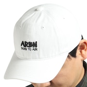 エアボーン（ARBN）（メンズ、レディース）LOGO EMBROIDERY キャップ ARBN2022FWC001 WHT 帽子