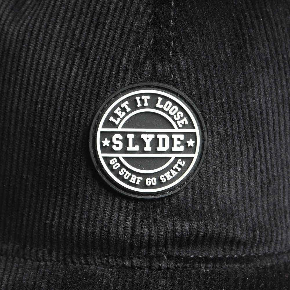 スライド（SLYDE）（メンズ、レディース）ワッペン キャップ SLYDE2022FWC002 BLK 帽子