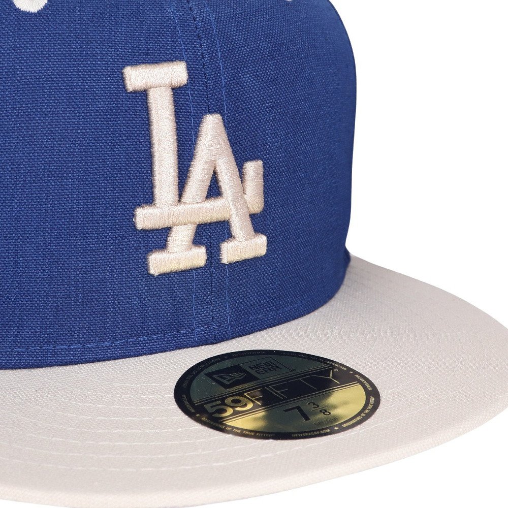 ニューエラ（NEW ERA）（メンズ、レディース）5950 ロサンゼルス ドジャース Duck Canvas キャップ 13516139 MLB