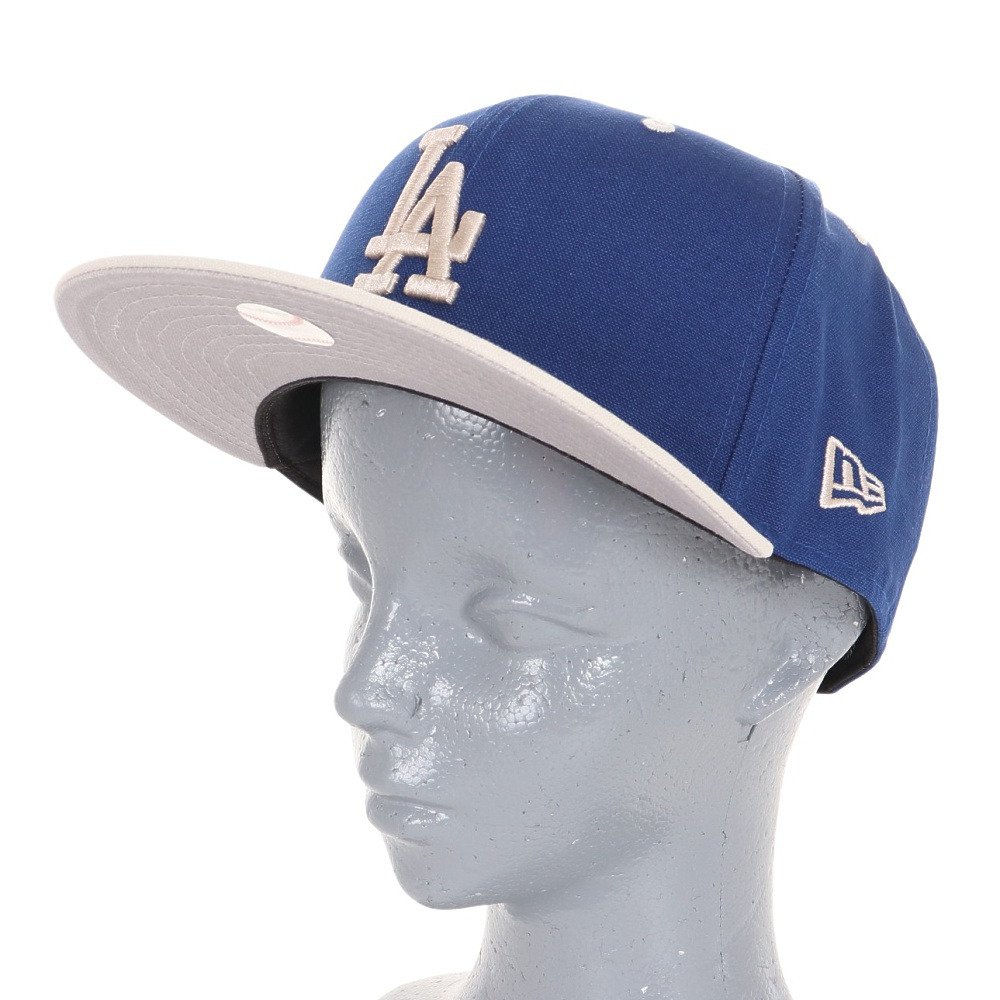 ニューエラ（NEW ERA）（メンズ、レディース）5950 ロサンゼルス ドジャース Duck Canvas キャップ 13516139 MLB