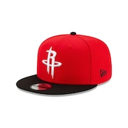 (メンズ、レディース)キャップ 9FIFTY NBA ヒューストン・ロケッツ レッド バイザー 13552035 帽子