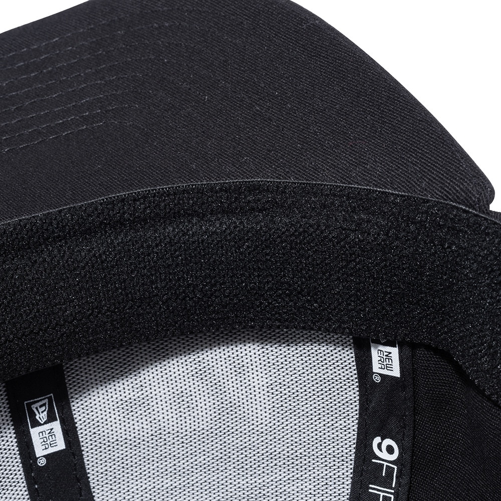 ニューエラ（NEW ERA）（メンズ）9FIFTY ストレッチスナップ ワードマークロゴ ブラック×ホワイト キャップ 13552069 帽子