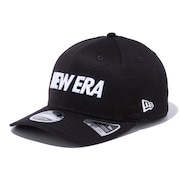 ニューエラ（NEW ERA）（メンズ）9FIFTY ストレッチスナップ ワードマークロゴ ブラック×ホワイト キャップ 13552069 帽子