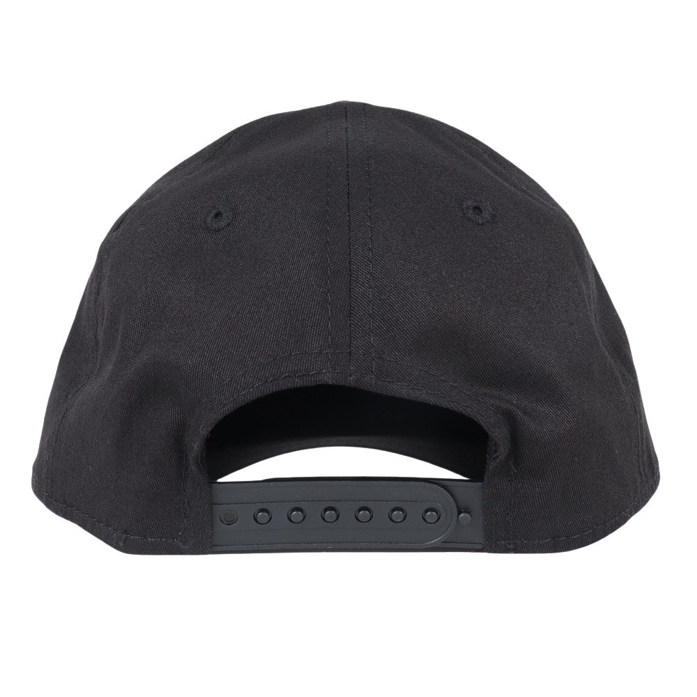 ニューエラ（NEW ERA）（メンズ）9FIFTY ストレッチスナップ ボックスロゴ ブラック×ブラック キャップ 13552073 帽子