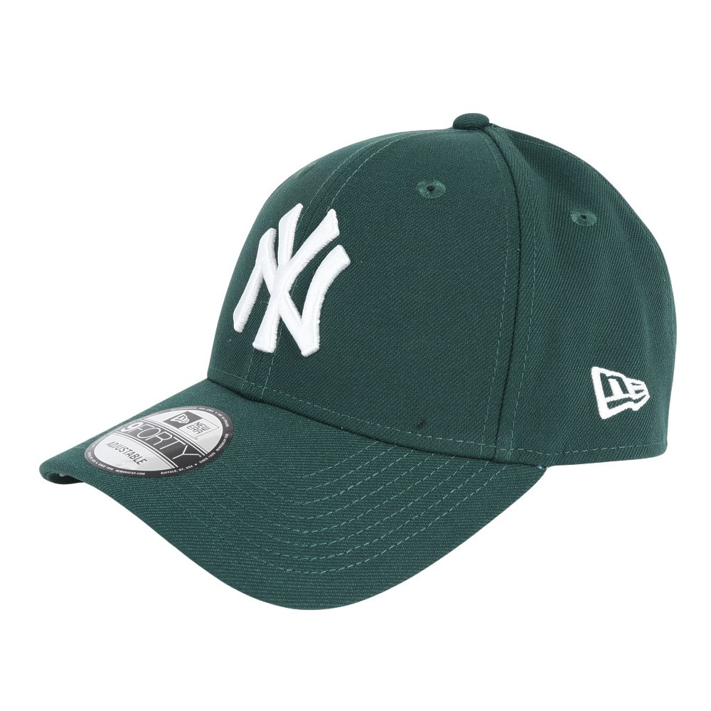 ニューエラ（NEW ERA）（メンズ、レディース）9FORTY ニューヨーク・ヤンキース ダークグリーン×ホワイト キャップ 13552082 MLB 帽子 大きいサイズ