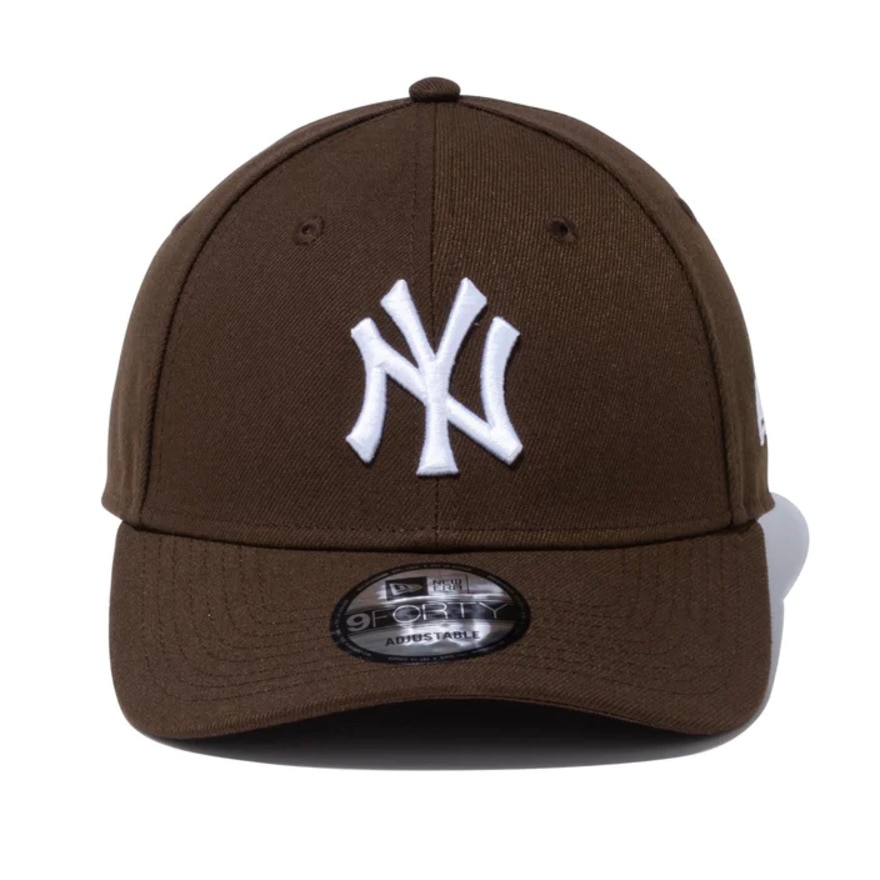 ニューエラ（NEW ERA）（メンズ、レディース）9FORTY ニューヨーク・ヤンキース ブラウン×ホワイト キャップ 13552083 MLB 大きいサイズ