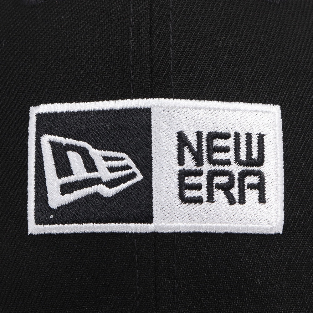 ニューエラ（NEW ERA）（メンズ）9FORTY ボックスロゴ ブラック×ホワイト キャップ 13552085 帽子 大きいサイズ