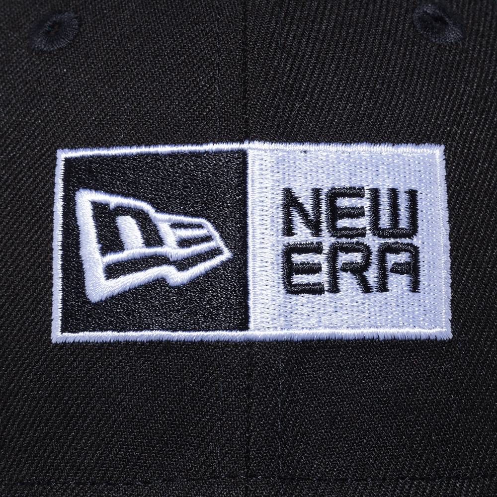 ニューエラ（NEW ERA）（メンズ）9FORTY ボックスロゴ ブラック×ホワイト キャップ 13552085 帽子 大きいサイズ