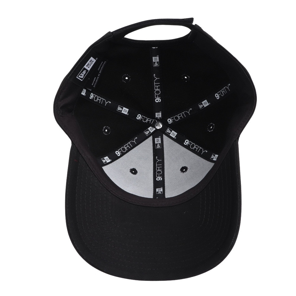 ニューエラ（NEW ERA）（メンズ）9FORTY ボックスロゴ ブラック×ホワイト キャップ 13552085 帽子 大きいサイズ