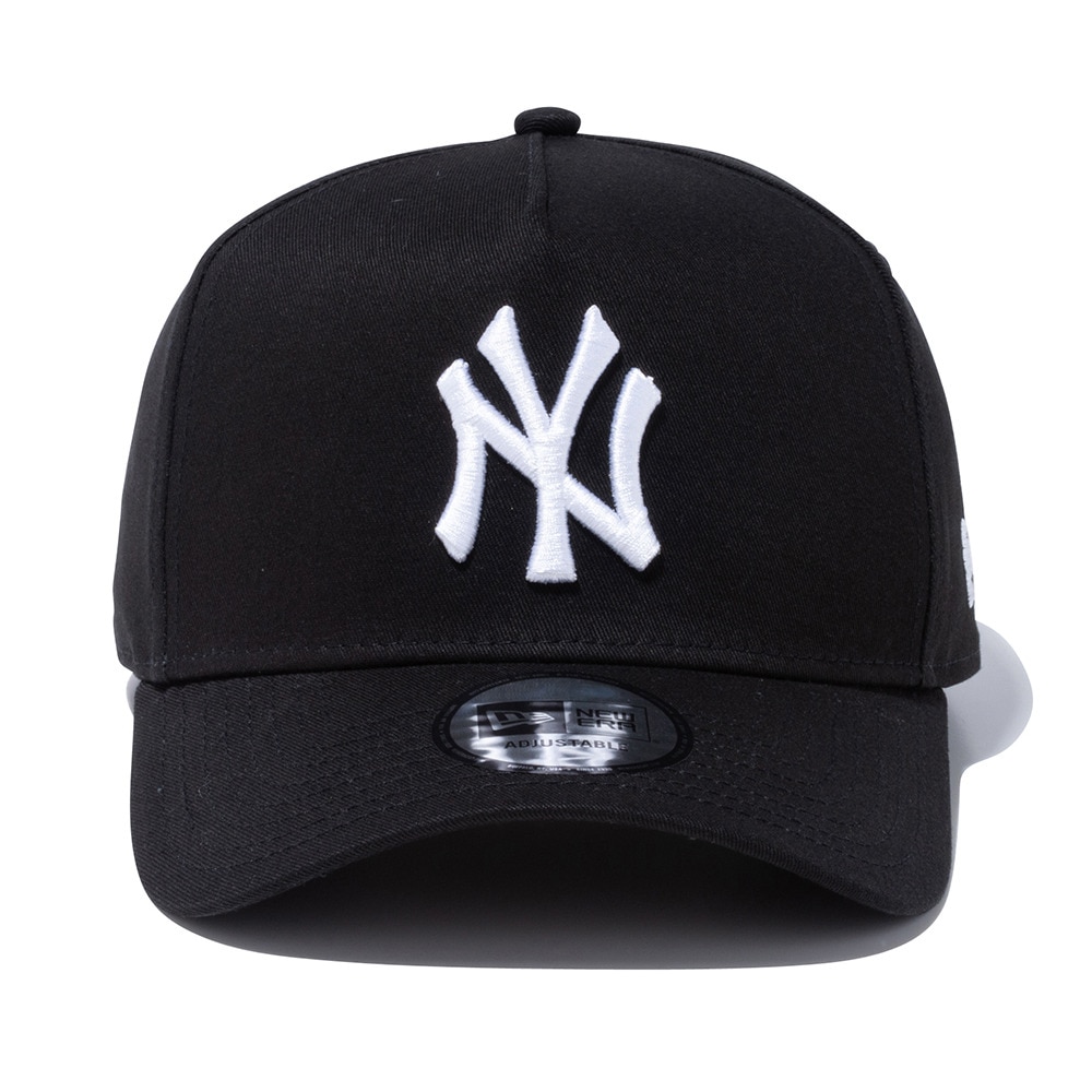 ニューエラ（NEW ERA）（メンズ）9FORTY A-Frame ニューヨーク・ヤンキース ブラック×ホワイト キャップ 13552092 大きいサイズ