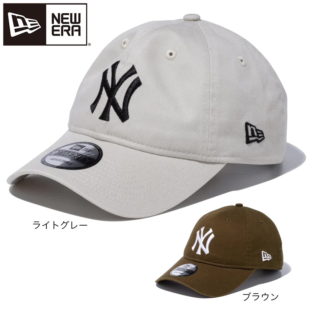 ニューエラ（NEW ERA）（メンズ、レディース）キャップ 9TWENTY ウォッシュドコットン 13552109 ニューヨーク・ヤンキース MLB 大きいサイズ