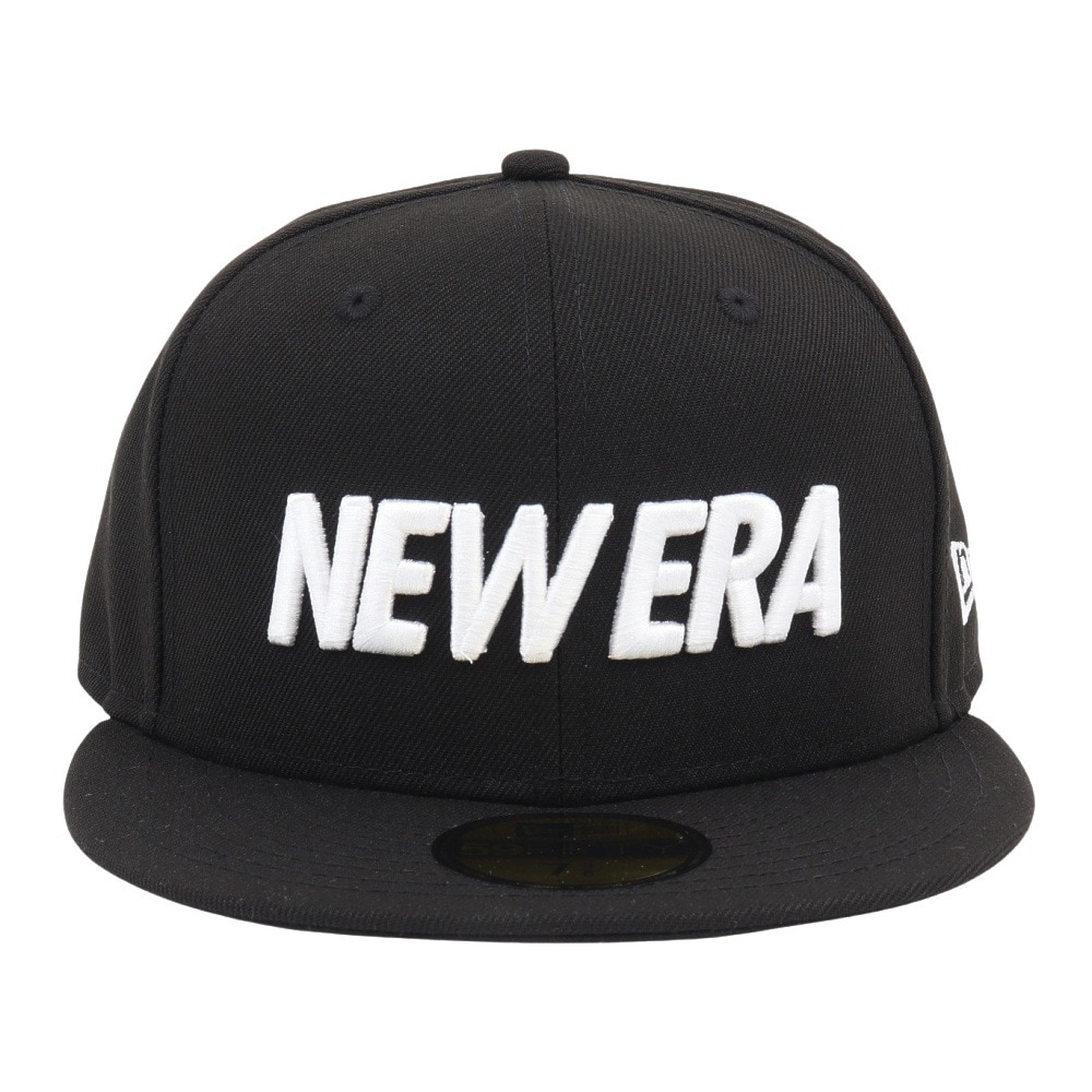 ニューエラ（NEW ERA）（メンズ、レディース）キャップ 59FIFTY ワードマークロゴ 13552120 帽子 大きいサイズ
