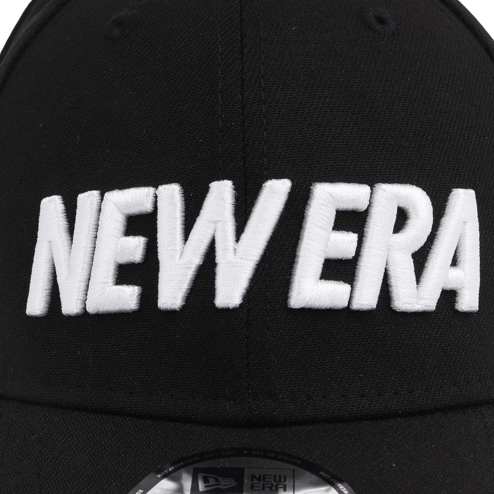 ニューエラ（NEW ERA）（メンズ）39THIRTY ワードマークロゴ ブラック×ホワイト 13552124 帽子 大きいサイズ