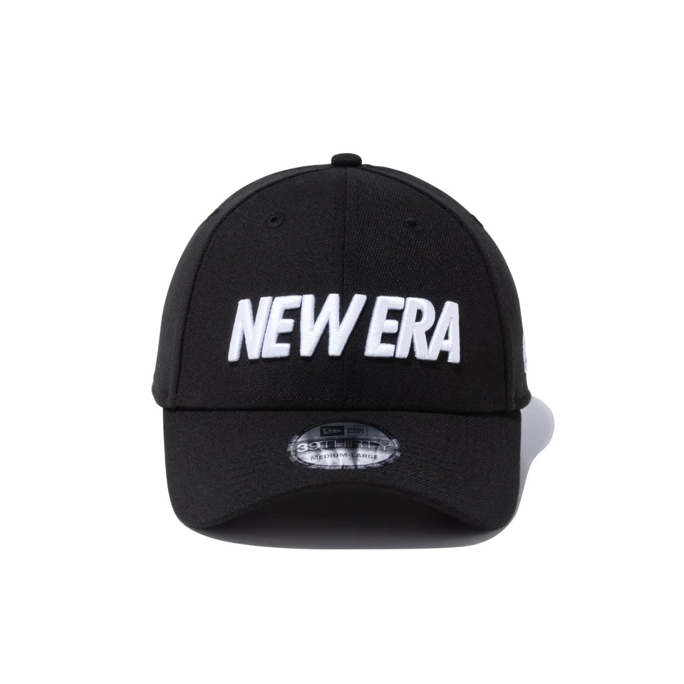 ニューエラ（NEW ERA）（メンズ）39THIRTY ワードマークロゴ ブラック×ホワイト 13552124 帽子 大きいサイズ