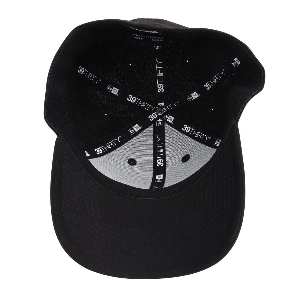 ニューエラ（NEW ERA）（メンズ）39THIRTY ワードマークロゴ ブラック×ホワイト 13552124 帽子 大きいサイズ