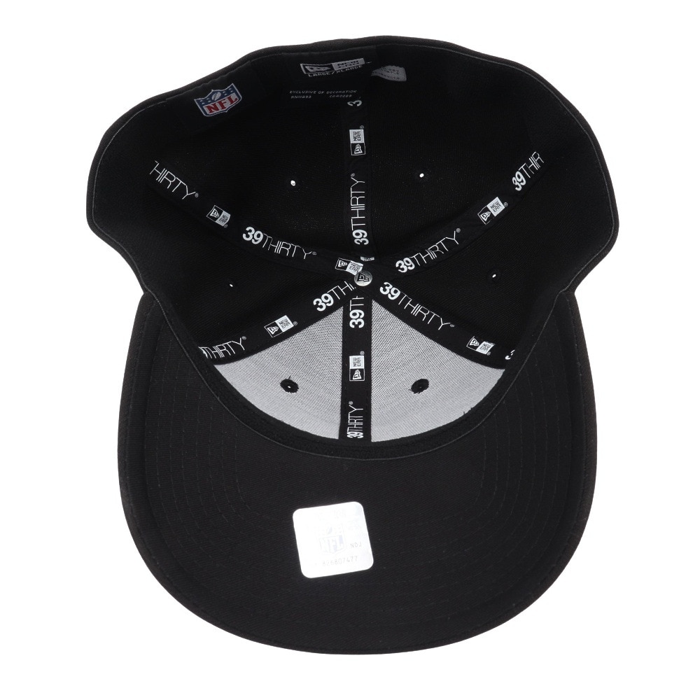 ニューエラ（NEW ERA）（メンズ、レディース）39THIRTY ラスベガス・レイダース ブラック×チームカラー 13552134 帽子 大きいサイズ