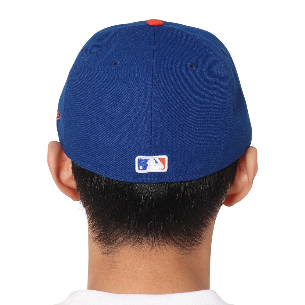 ニューエラ（NEW ERA）（メンズ、レディース）キャップ LP 59FIFTY MLBオンフィールド ニューヨーク・メッツ ゲーム 13554937 帽子 吸汗速乾 大きいサイズ