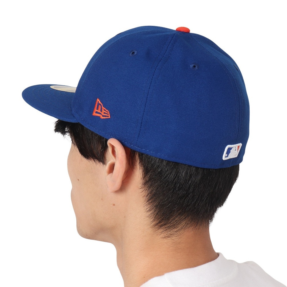 ニューエラ（NEW ERA）（メンズ、レディース）キャップ LP 59FIFTY MLBオンフィールド ニューヨーク・メッツ ゲーム 13554937 帽子 吸汗速乾 大きいサイズ