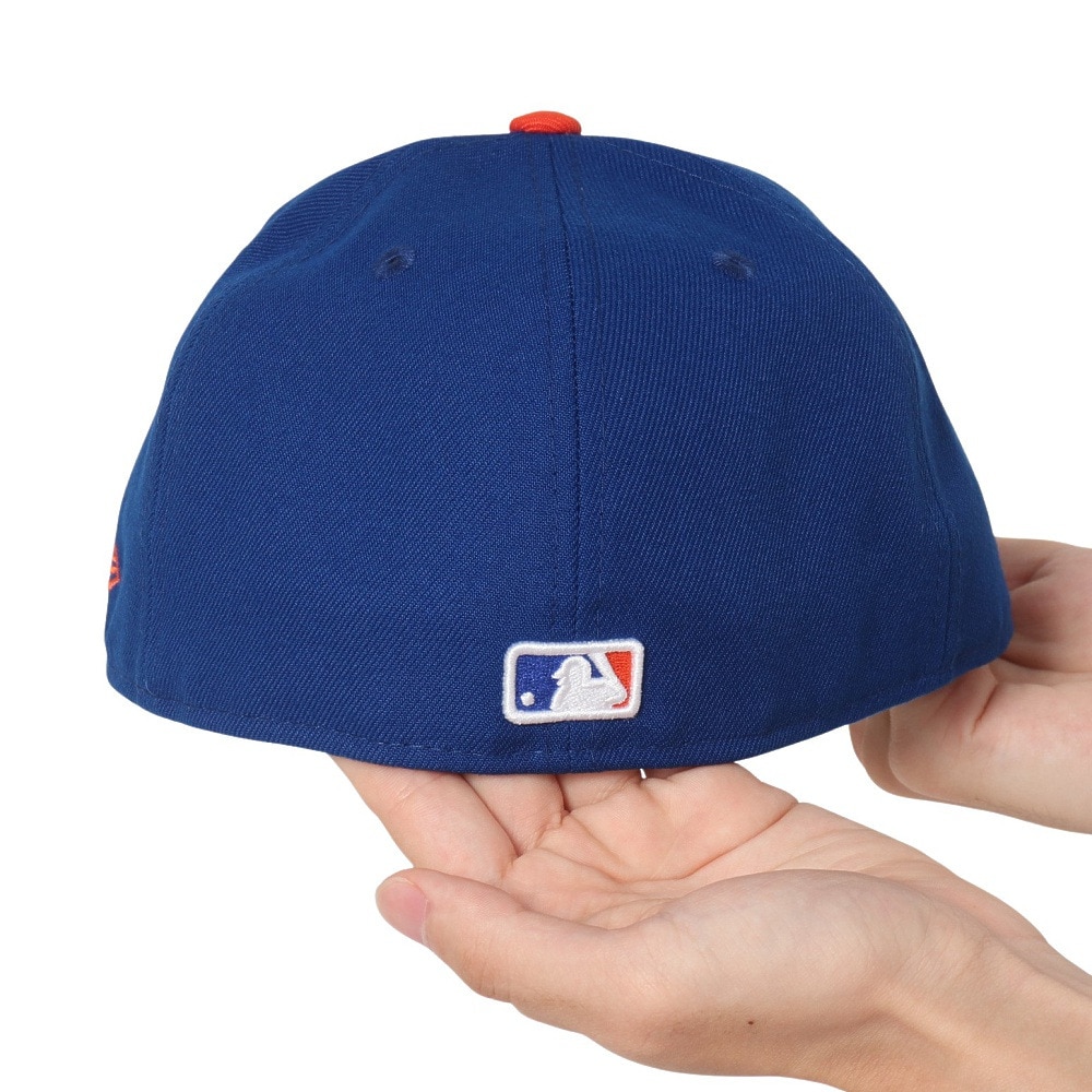 ニューエラ（NEW ERA）（メンズ、レディース）キャップ LP 59FIFTY MLBオンフィールド ニューヨーク・メッツ ゲーム 13554937 帽子 吸汗速乾 大きいサイズ
