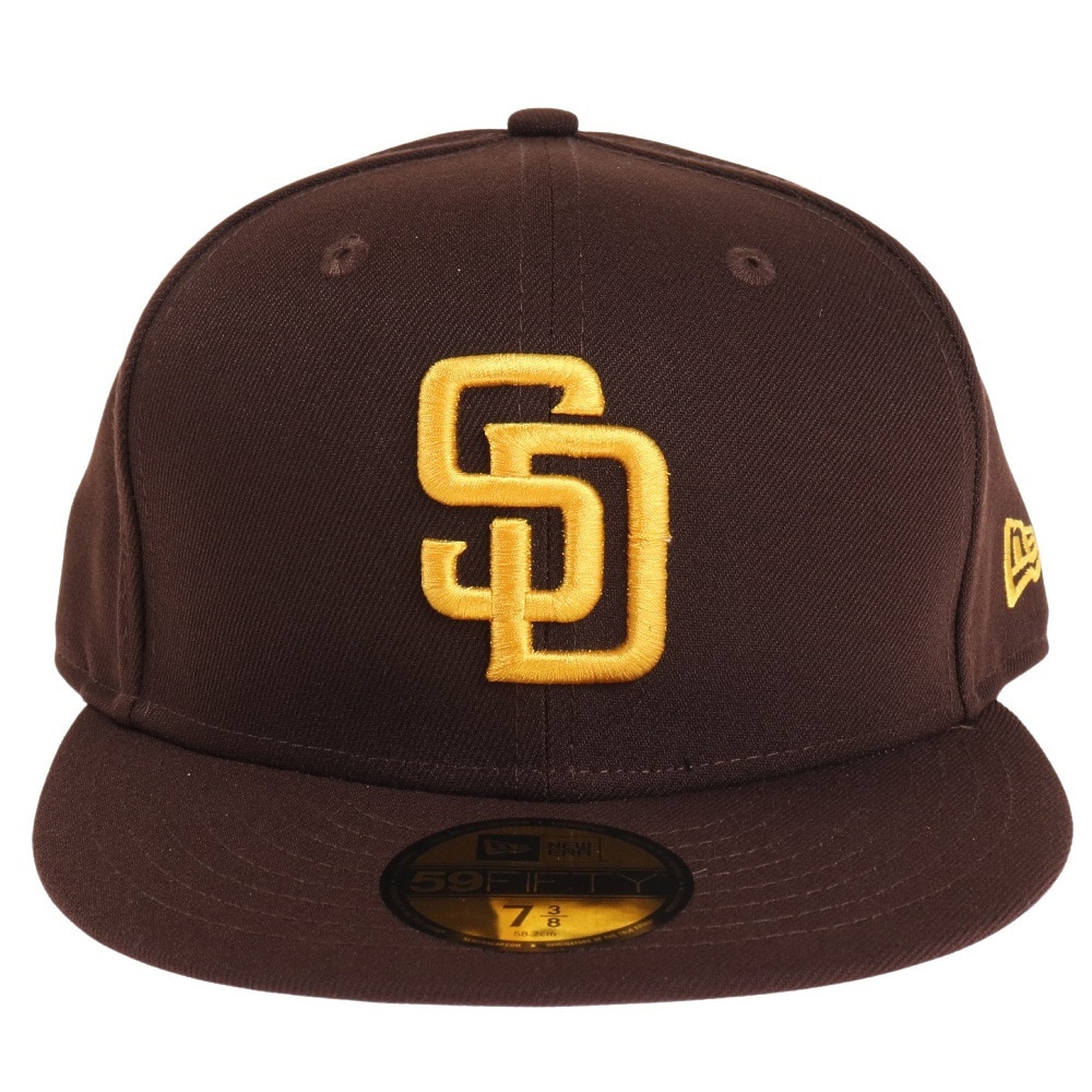 ニューエラ（NEW ERA）（メンズ、レディース）59FIFTY MLB オンフィールド サンディエゴ・パドレス ゲーム 23J 13554976 帽子 吸汗速乾
