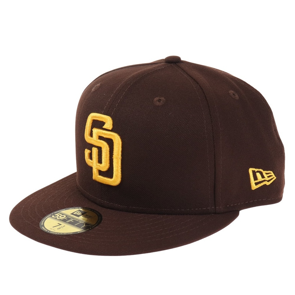 NEW ERA 59FIFTY MLB オンフィールド サンディエゴ・パドレス ゲーム 23J 13554976 帽子 吸汗速乾 Ｌ 80 帽子