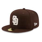 ニューエラ（NEW ERA）（メンズ、レディース）キャップ 59FIFTY MLB オンフィールド サンディエゴ・パドレス オルタネイト 13554977 帽子 吸汗速乾