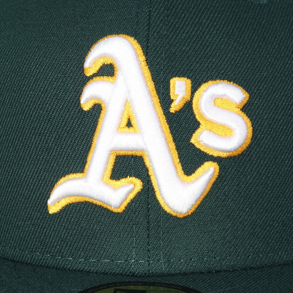 ニューエラ（NEW ERA）（メンズ）キャップ 59FIFTY MLBオンフィールド オークランド・アスレチックス ロード 13554984 帽子 吸汗速乾