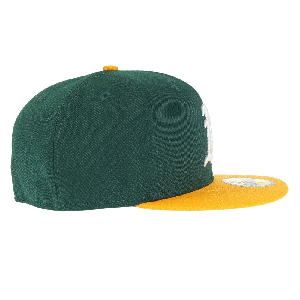 ニューエラ（NEW ERA）（メンズ）59FIFTY MLBオンフィールド オークランド・アスレチックス ホーム 13554985 帽子 吸汗速乾