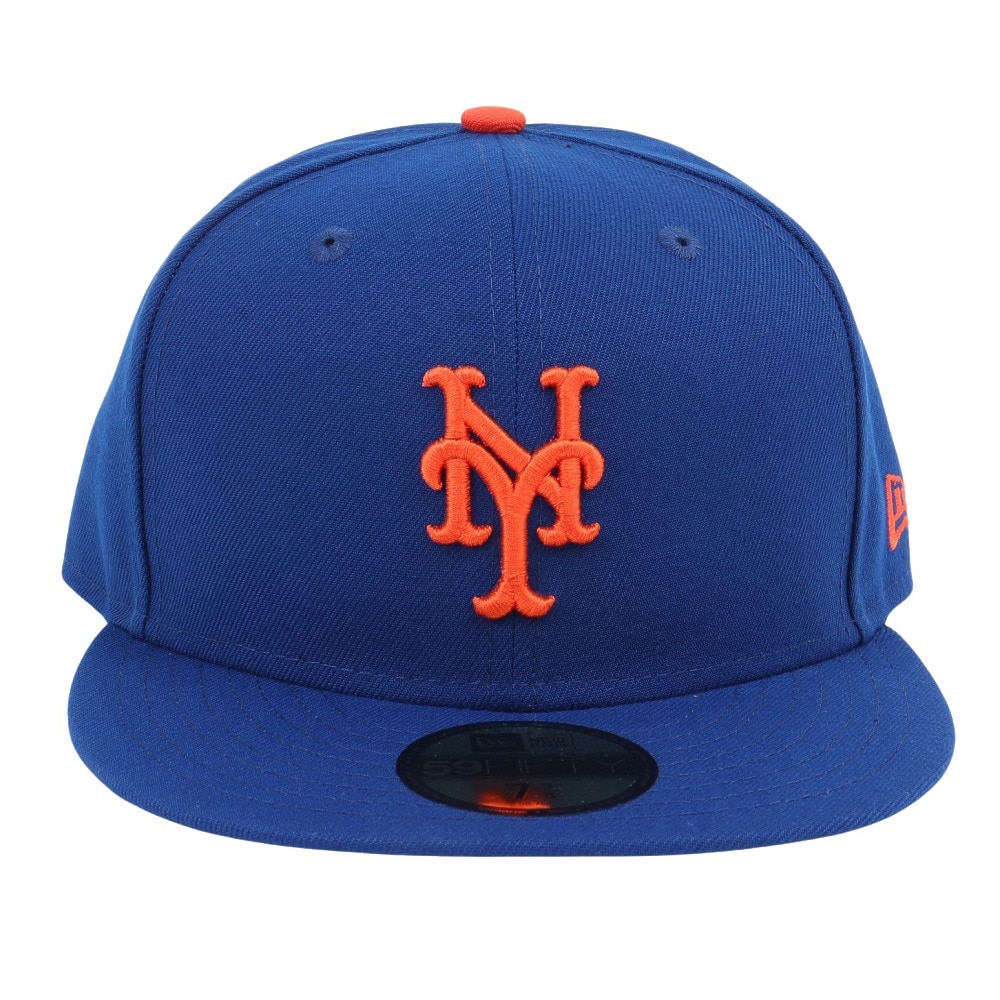 ニューエラ（NEW ERA）（メンズ、レディース）59FIFTY MLBオンフィールド ニューヨーク・メッツ ゲーム キャップ 13554988 帽子 吸汗速乾