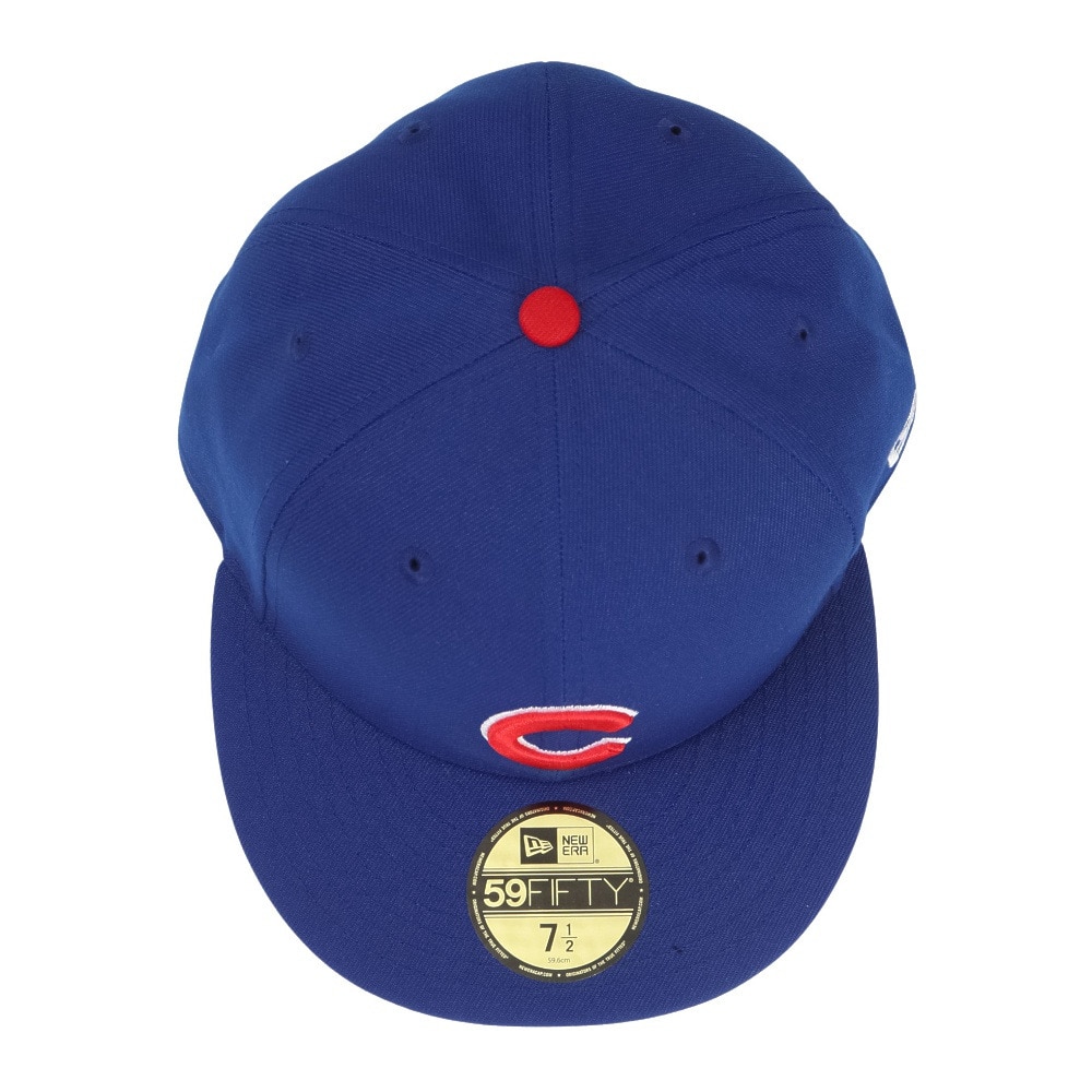 ニューエラ（NEW ERA）（メンズ、レディース）59FIFTY MLBオンフィールド シカゴ・カブス ゲーム キャップ 13555013 帽子 吸汗速乾