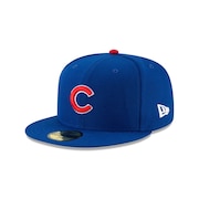 (メンズ、レディース)59FIFTY MLBオンフィールド シカゴ・カブス ゲーム キャップ 13555013 帽子 吸汗速乾