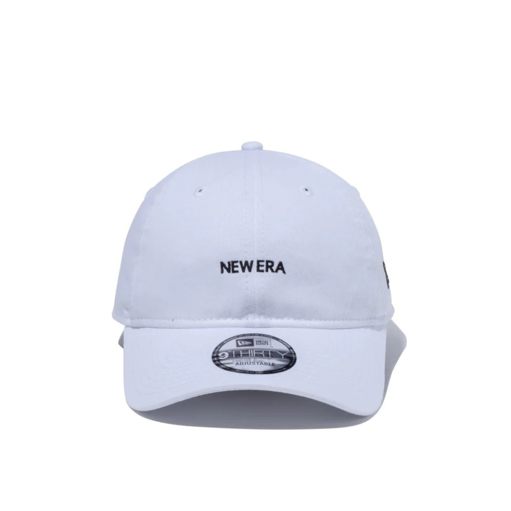 ニューエラ（NEW ERA）（メンズ）9THIRTY クロスストラップ NEW ERA ミニロゴ ホワイト × ブラック 13562159 帽子 大きいサイズ